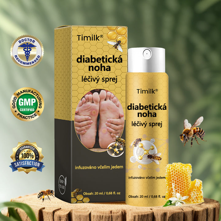 【Oficiální značkový obchod】Timilk® Sprej na hojení diabetické nohy - s obsahem včelího jedu🧣