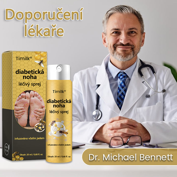 【Oficiální značkový obchod】Timilk® Sprej na hojení diabetické nohy - s obsahem včelího jedu🧣