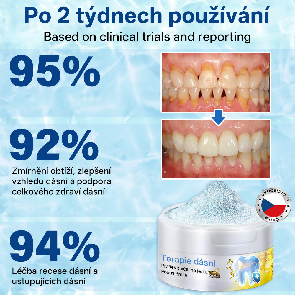 Furzero® Focusmile prášek s včelím jedem k perorálnímu užití 🦷