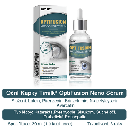 Oční kapky  optifusion nano sérum – nanotechnologie obnovuje jasný zrak, bez brýlí, bez chirurgického zákroku✨