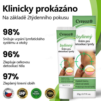 Bylinný lymfatický detoxikační krém Cvreoz®💫
