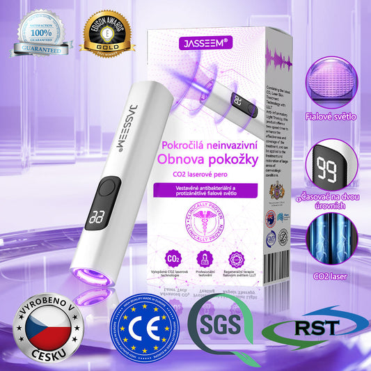 【Oficiální vlajkový obchod】𝐉𝐚𝐬𝐬𝐞𝐞𝐦® Pokročilé neinvazivní pero s CO₂ laserem na opravu pokožky 💕 (šetrně odstraňuje bradavice, mateřská znaménka, stařecké skvrny a kožní značky - bez bolesti a rozruchu!)