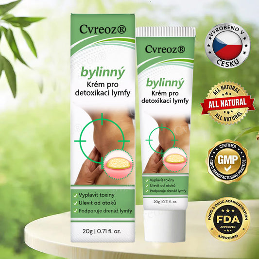 Bylinný lymfatický detoxikační krém Cvreoz®