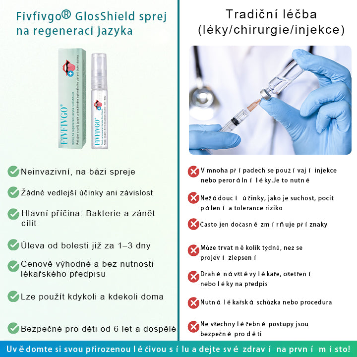 Sprej na regeneraci jazyka Glosshield🌿📦