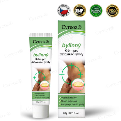 Bylinný lymfatický detoxikační krém Cvreoz®💫